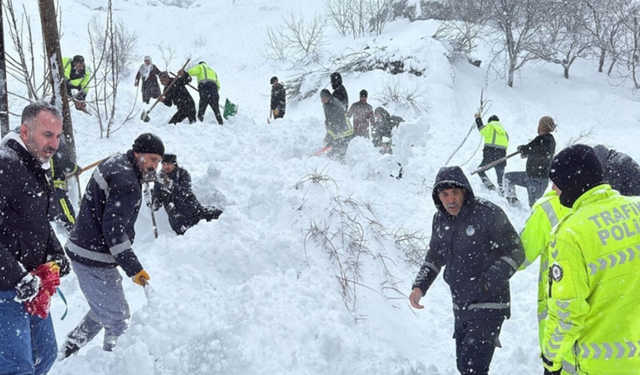 Van’da çığın altında kadın hayatını kaybetti