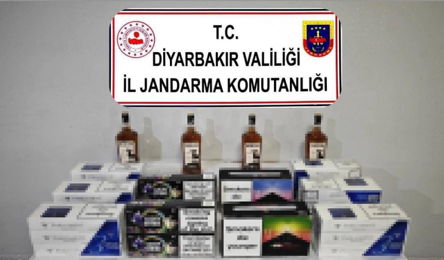 Diyarbakır’da 31 ayrı olayda kaçak malzemeler yakalandı