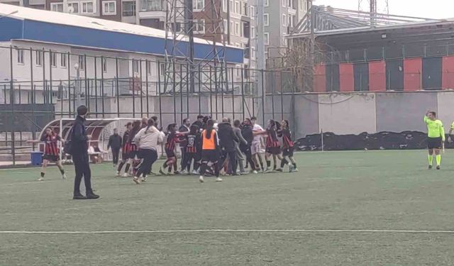 Vangücü SK – Siverek Kadın SK maçı sonrası arbede