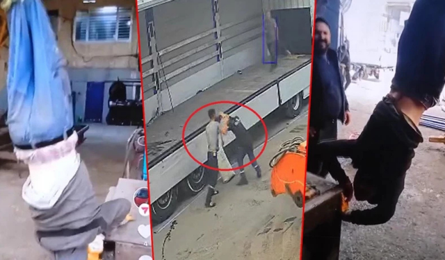 Zihinsel engelli genci ayağından vince bağladılar