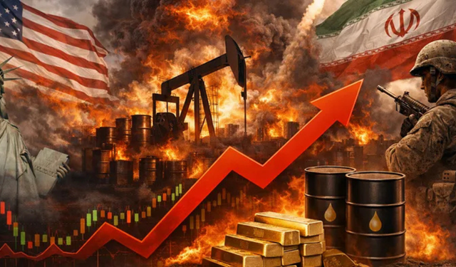 Savaş piyasaları sarstı: Petrol %10 yükseldi, Altın rekora koştu