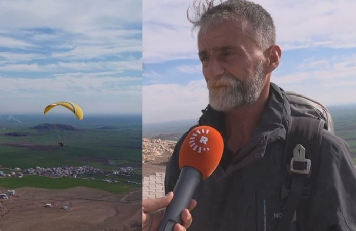 Mardin’de Kürtçe için gökyüzüne mesaj