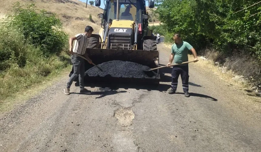 Diyarbakır'da yapılan yol yenileme çalışmaları 10 ilçeyi kapsadı