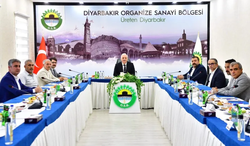 Diyarbakır Valisi Murat Zorluoğlu, Organize Sanayi Bölgesi'nde fabrikaları ziyaret etti