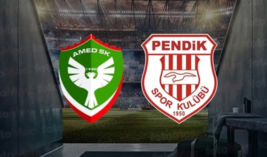 Amedspor-Pendik maçının hakemi belli oldu