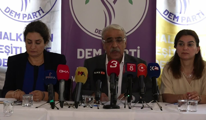 DEM Parti silahsızlanma ve hukuki düzenlemeleri görüştü