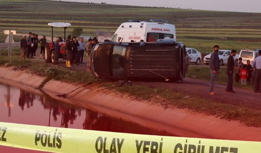 Diyarbakır'da otomobil sulama kanalına düştü: 1 ölü
