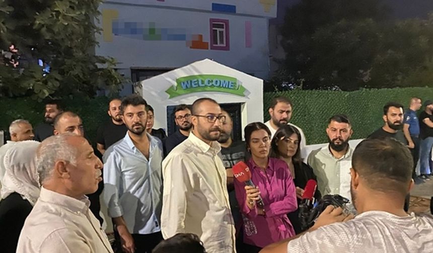 Diyarbakır’daki şiddet iddiası için veliler kreş önünde toplandı