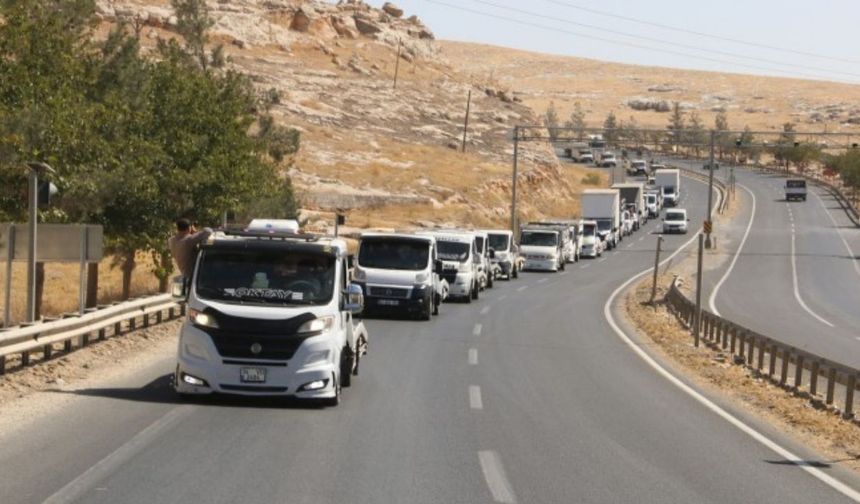 Diyarbakır’dan sonra Şanlıurfa’da da kamyonetçiler isyanda