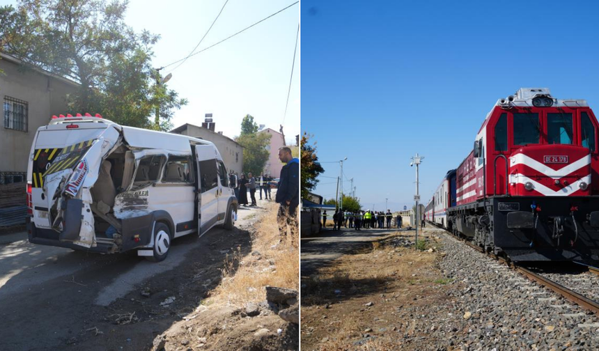 Tren-servis çarpıştı: Çok sayıda yaralı var!