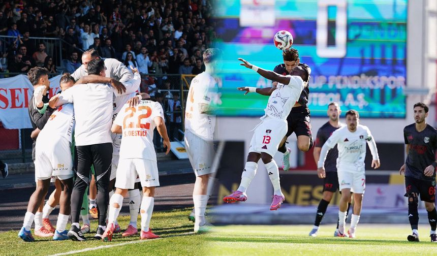 Vanspor FK ile Pendikspor arasında çekişmeli maç: 1-1