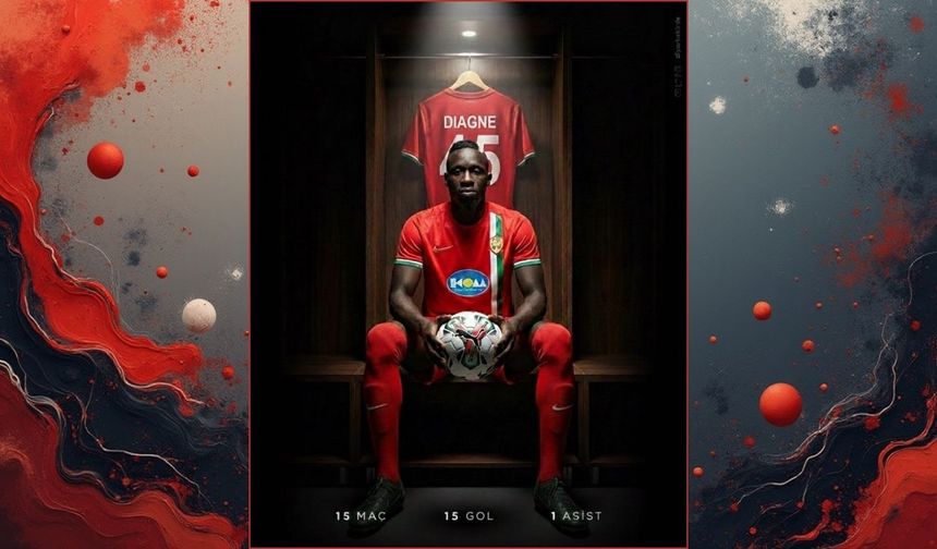 Amedspor’da gol makinesi Diagne rakip tanımıyor