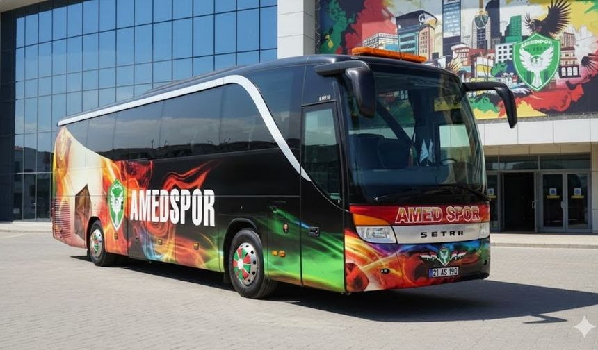 Amedspor'un yeni otobüsü görücüye çıkıyor