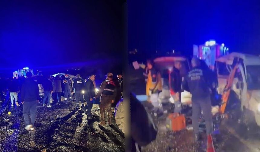 Mardin'de katliam gibi zincirleme kaza: 3 ölü