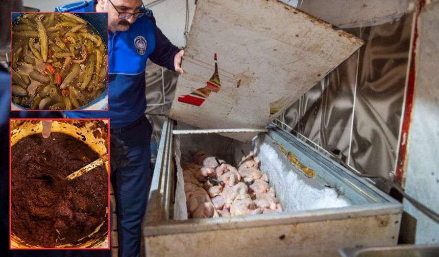 Mide bulandıran manzara: Dönerciden kurtlu salça ve turşu çıktı