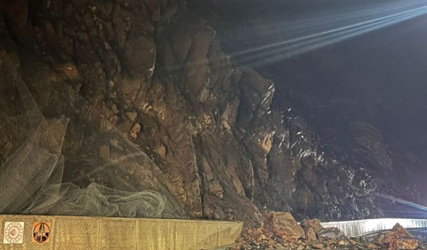 Van–Hakkari yolunda heyelan: Yol kapandı