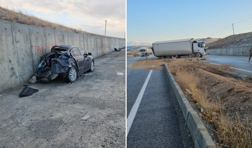 Van’da sis ve buzlanma zincirleme kazaya yol açtı