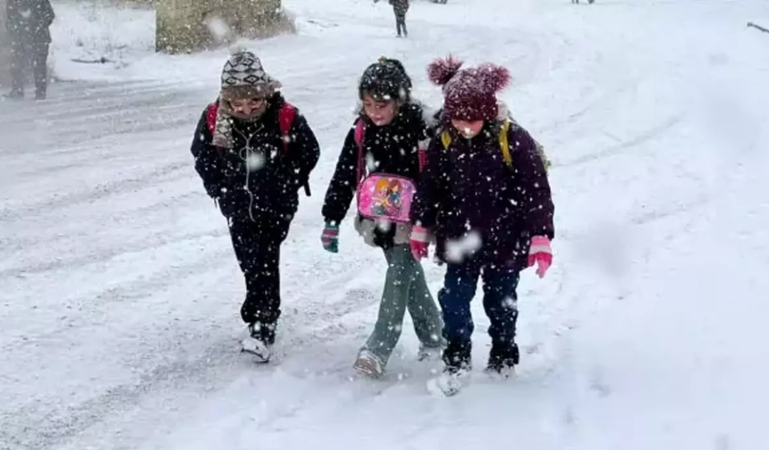 2 ilde okullar 1 gün tatil edildi!