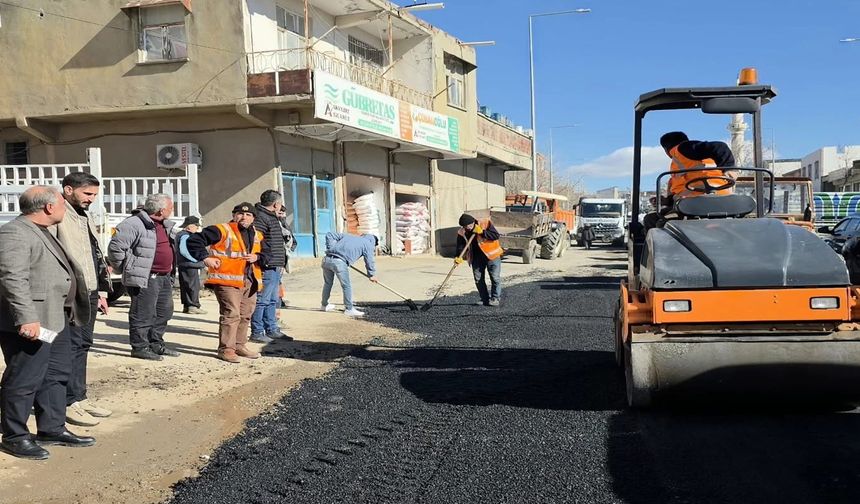 Diyarbakır’da bozulan Ergani-Çermik yolu onarılıyor