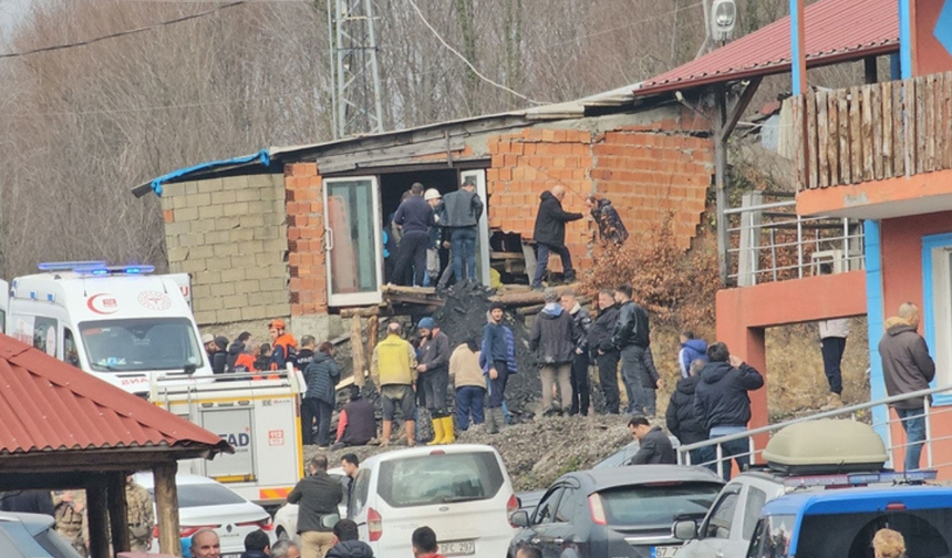 Zonguldak'ta maden ocağında göçük