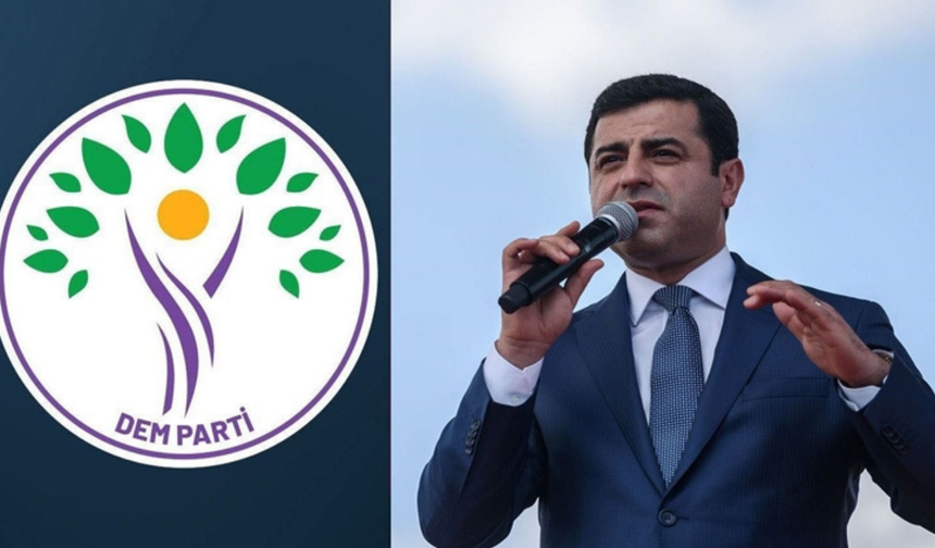 DEM parti’den AİHM kararları uygulansın, Demirtaş serbest bırakılsın