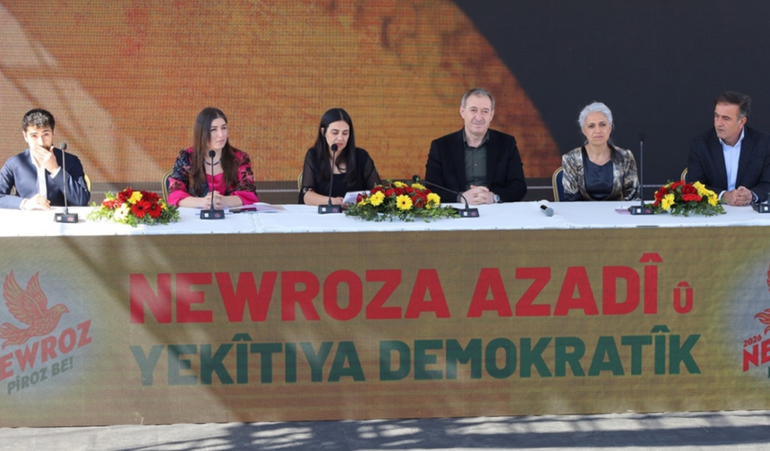 Diyarbakır’da Bakırhan konuştu: “Newroz birlik günüdür”