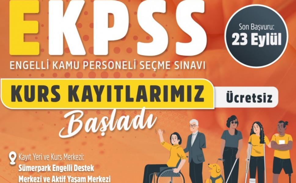 Diyarbakır’da engellilere ücretsiz EKPSS kursu
