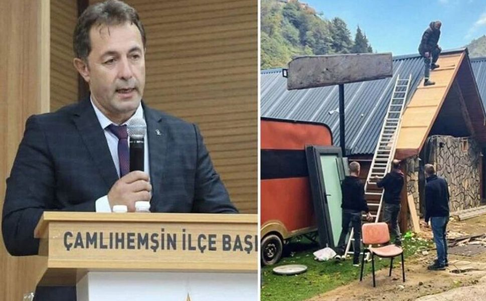 AK Parti Çamlıhemşin İlçe Başkanı görevinden istifa etti