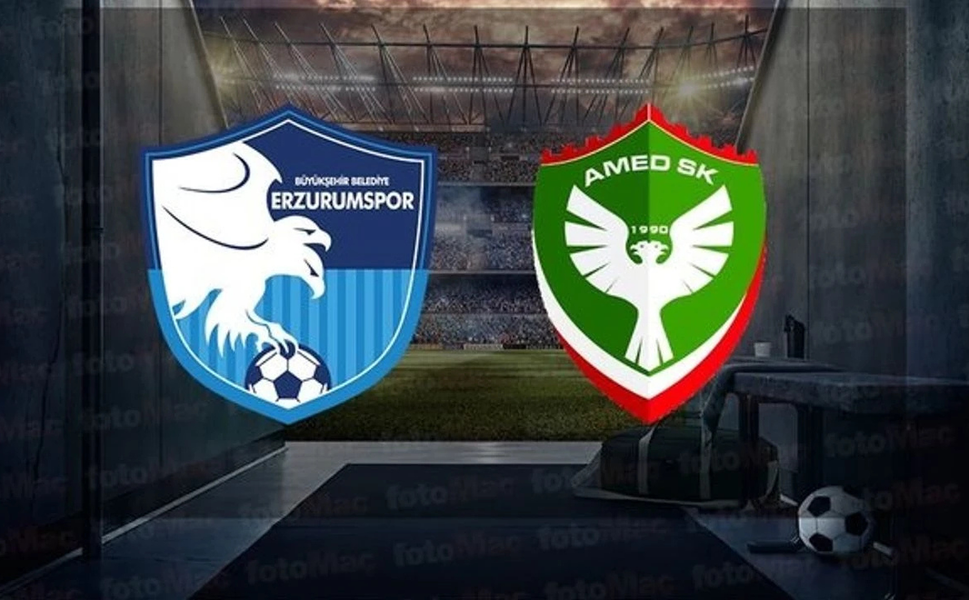Erzurum’da ayaz futbolu dondurdu: Erzurumspor ile Amedspor ilk yarıda gol bulamadı
