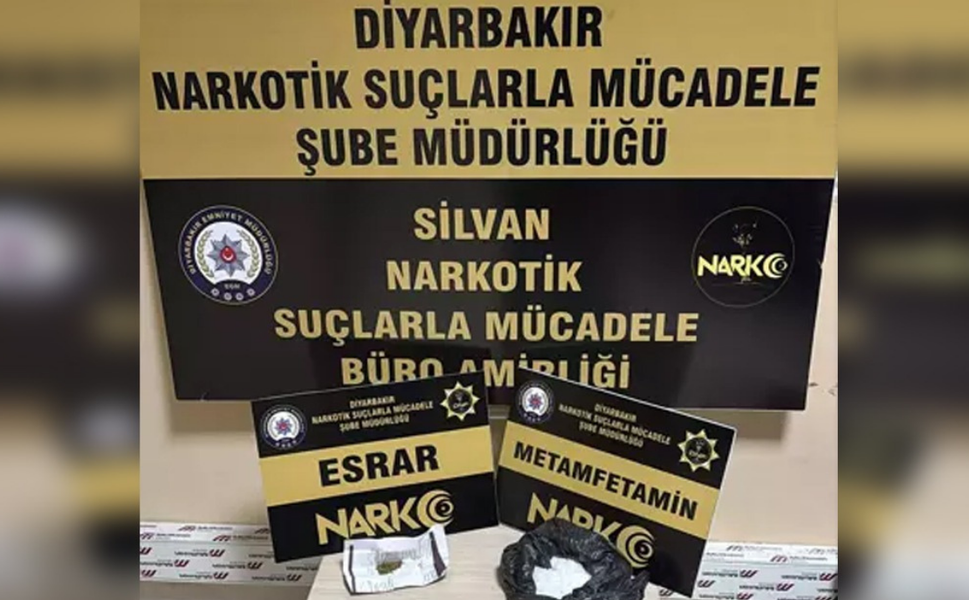 Diyarbakır Silvan’da uyuşturucu baskını