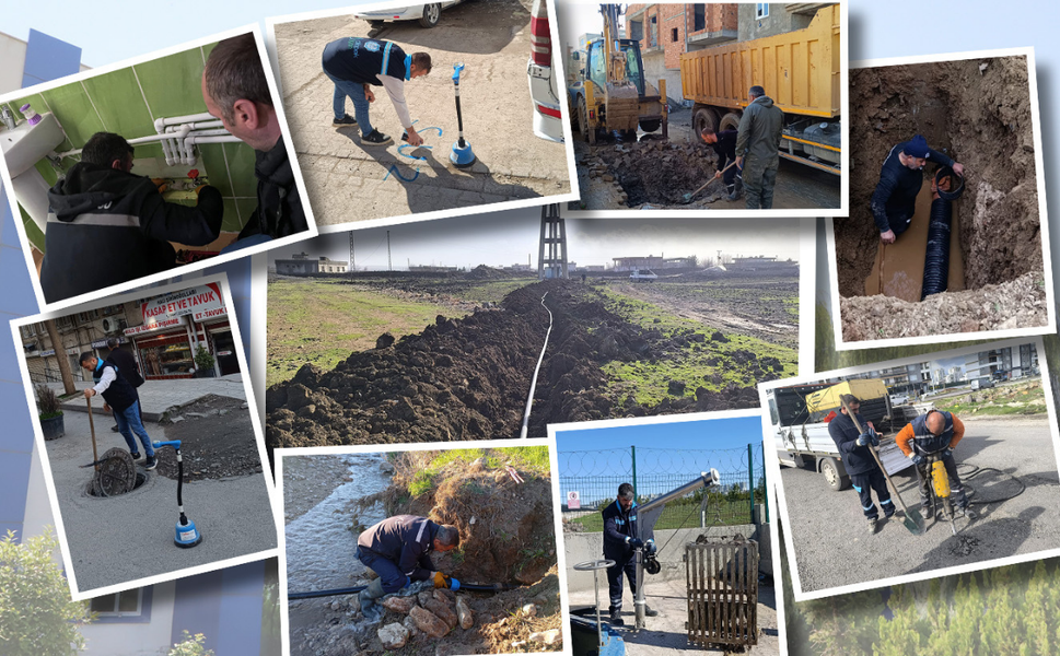 Diyarbakır’da 15 günde altyapı seferberliği! 25.250 metre temizlik, 2.172 metre yeni hat