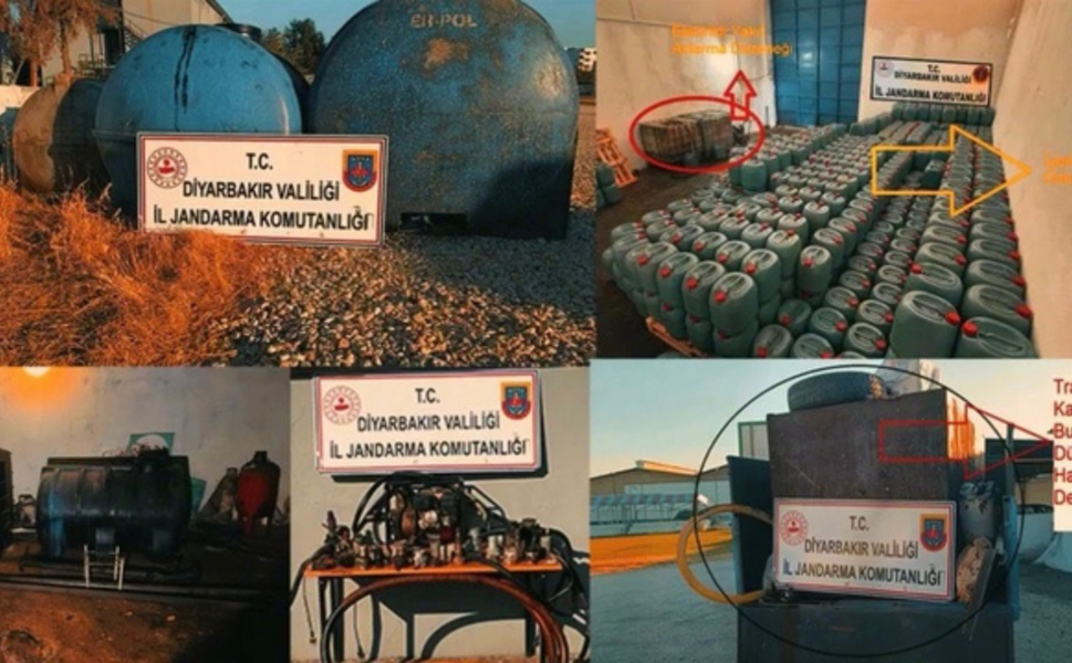 Diyarbakır'da kaçak akaryakıt şebekesine operasyon