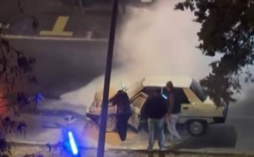 Diyarbakır’da kaza sonrası yangın paniği