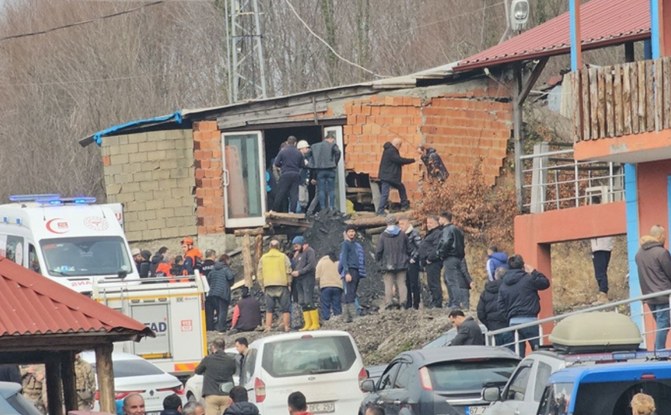 Zonguldak'ta maden ocağında göçük
