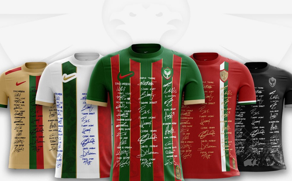 Amedspor taraftarına özel imzalı forma