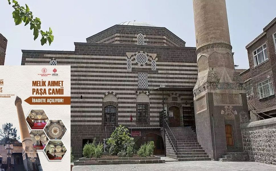 Diyarbakır'da depremzede cami ayağa kalktı: Açılışı yapılacak